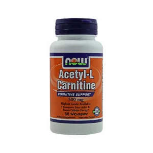NOW Foods Acetyl L-Carnitine 500mg 50 capsules