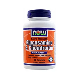 NOW Foods Glucosamina e Condroitina para Saude das ArticulaÃ§Ãµes 60 comprim
