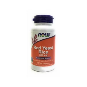 NOW Foods Red Yeast Rice 600mg 60 veg capsules