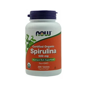 NOW Foods Spirulina 500mg 200 tablets