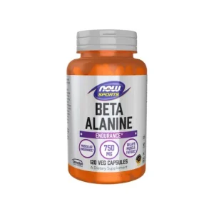 NOW Foods Beta Alanine 750mg 120 capsules